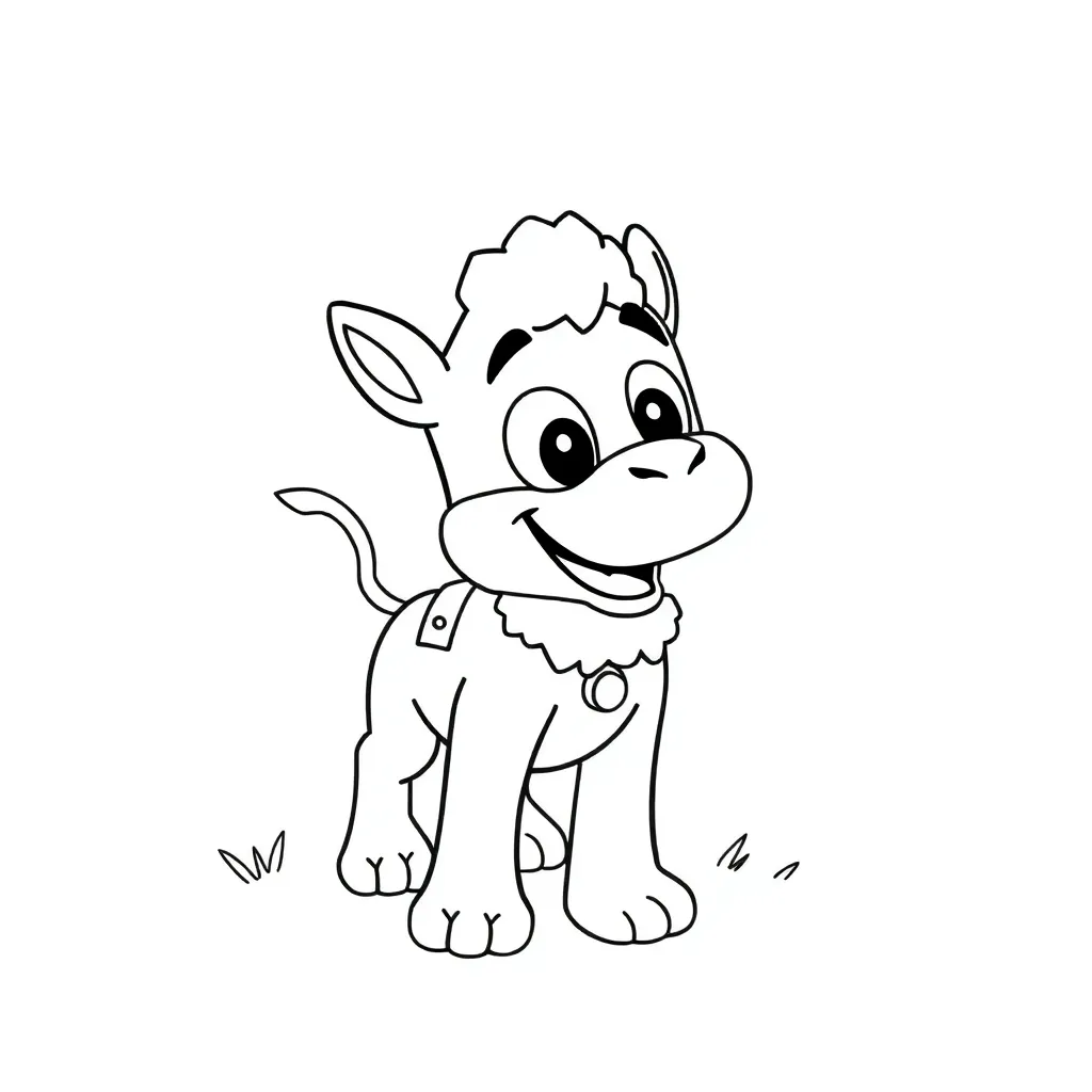 Plantilla para colorear para niños