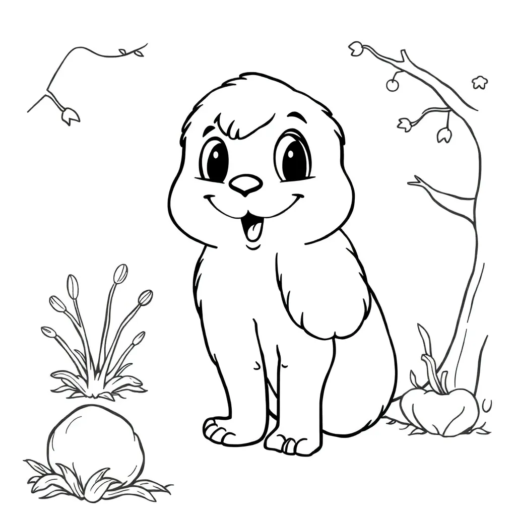 Plantilla para colorear para niños