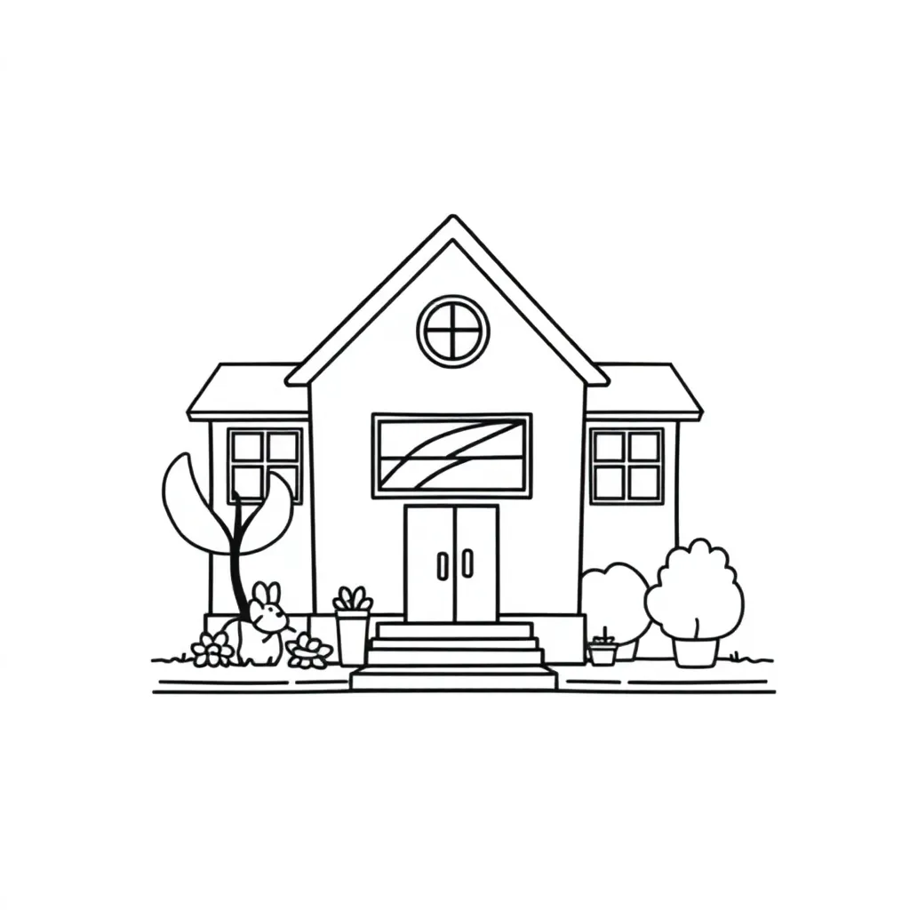 Plantilla para colorear para niños