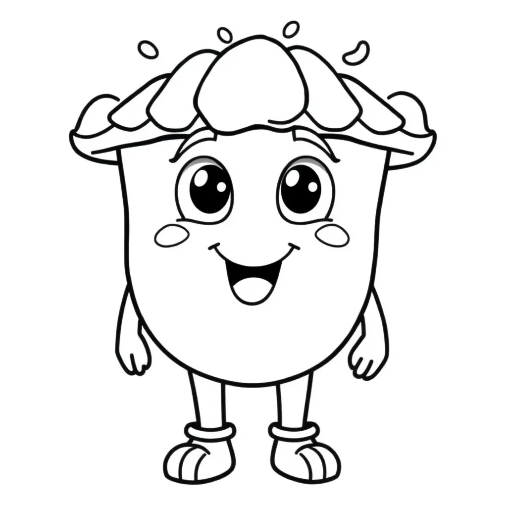 Plantilla para colorear para niños