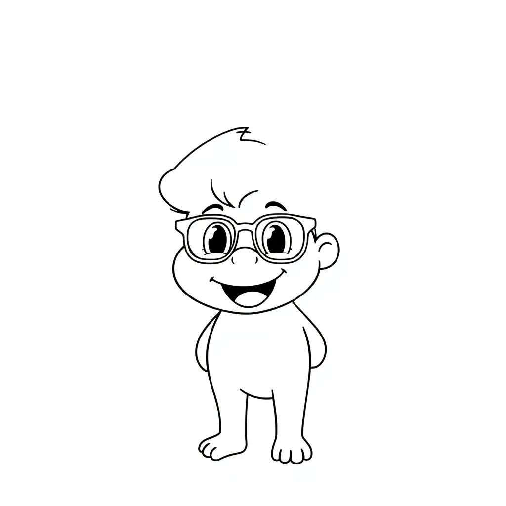 Plantilla para colorear para niños