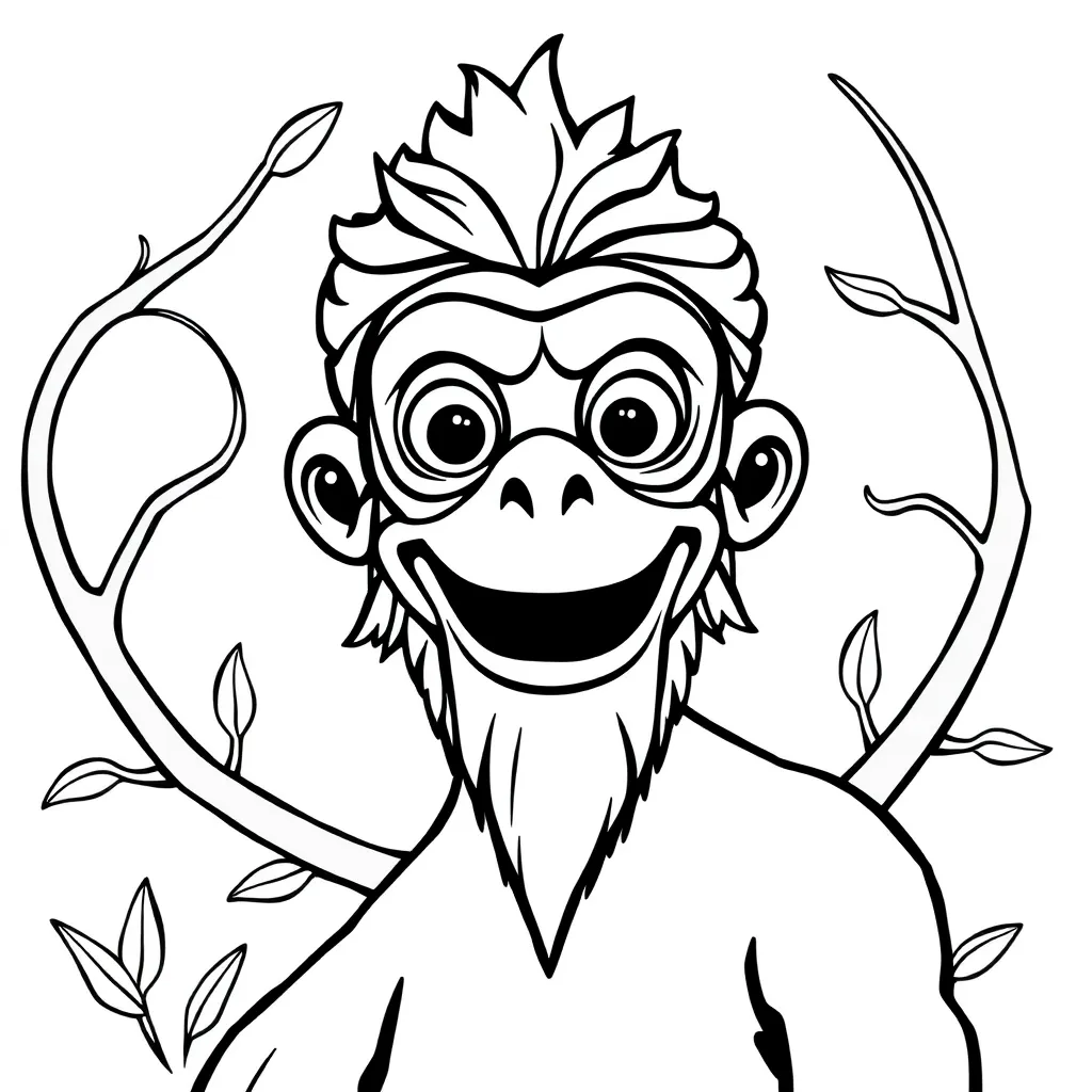 Plantilla para colorear para niños