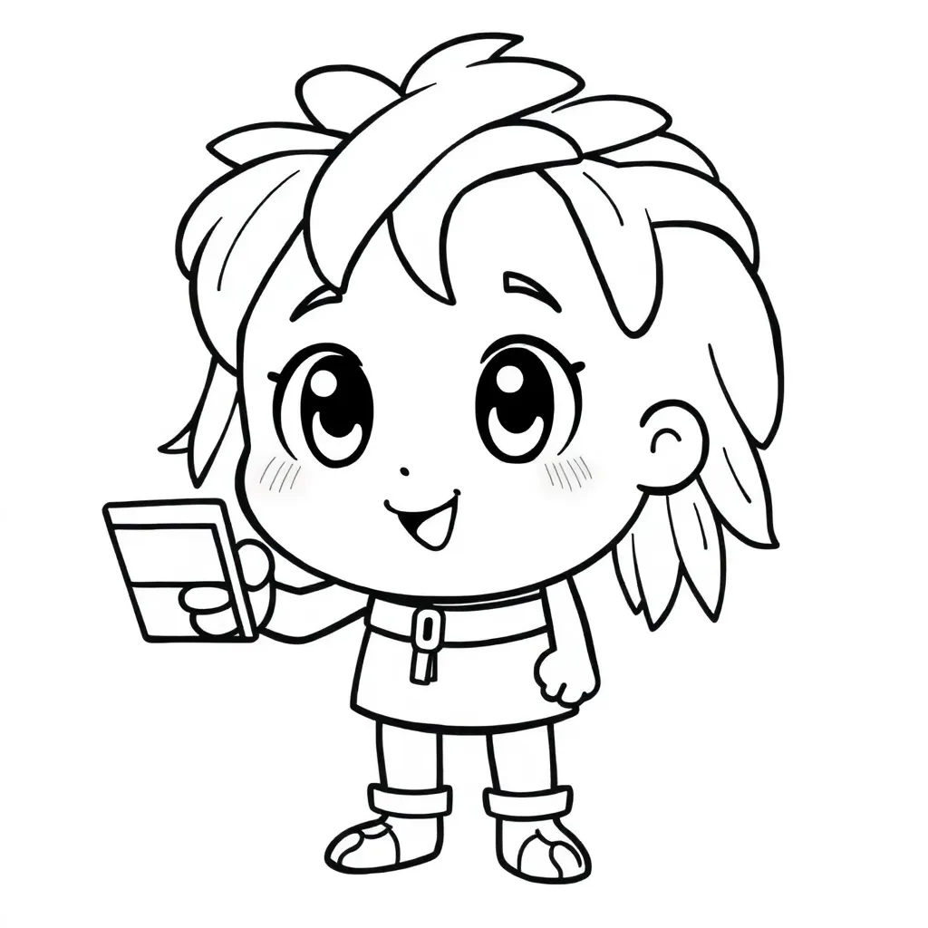 Plantilla para colorear para niños