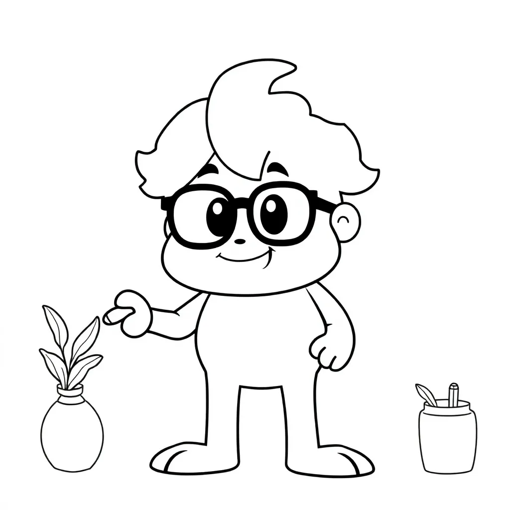 Plantilla para colorear para niños