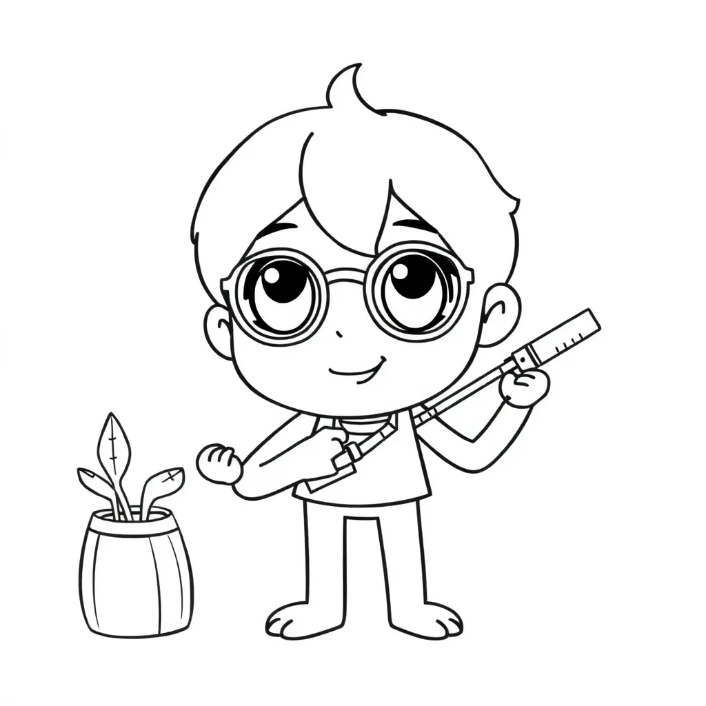 Plantilla para colorear para niños