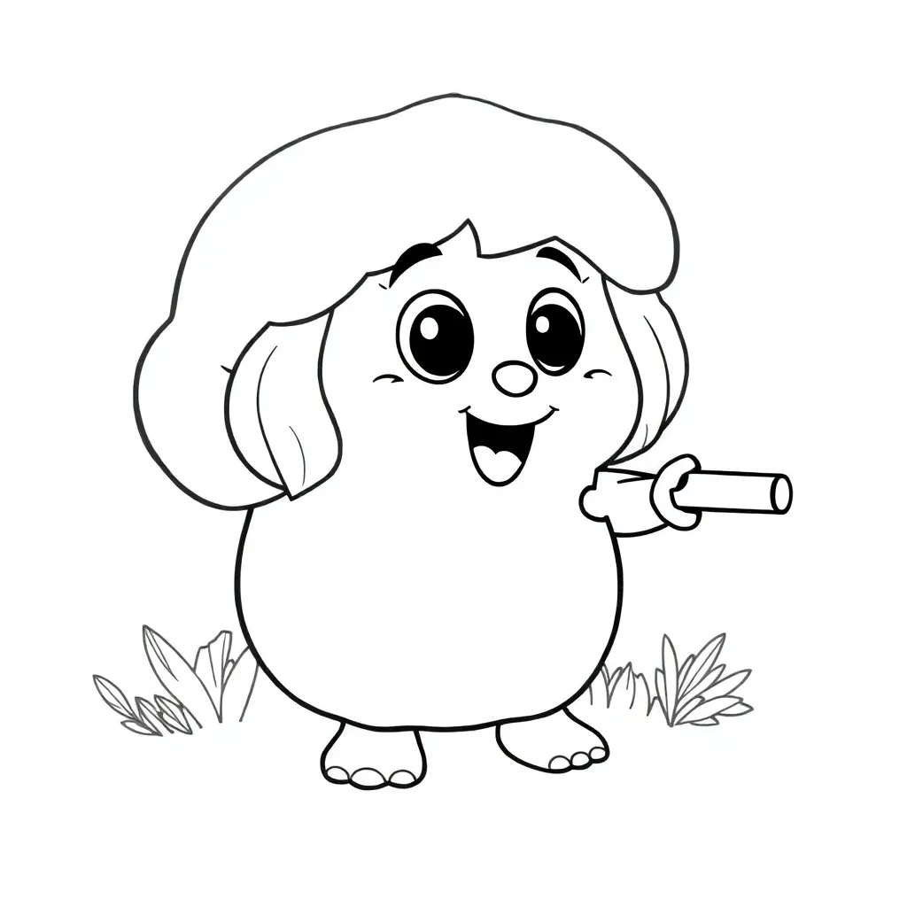 Plantilla para colorear para niños