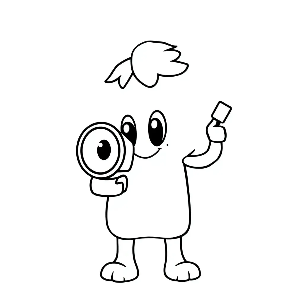 Plantilla para colorear para niños