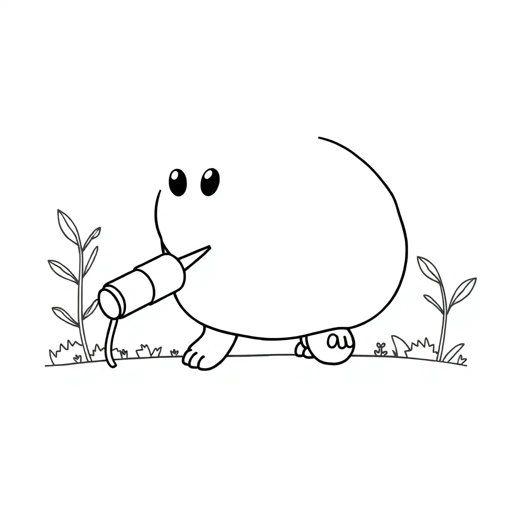 Plantilla para colorear para niños