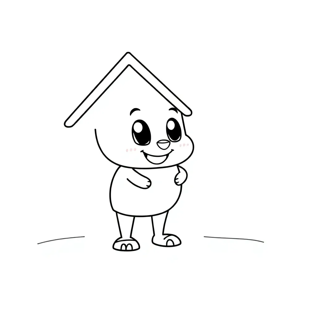 Plantilla para colorear para niños