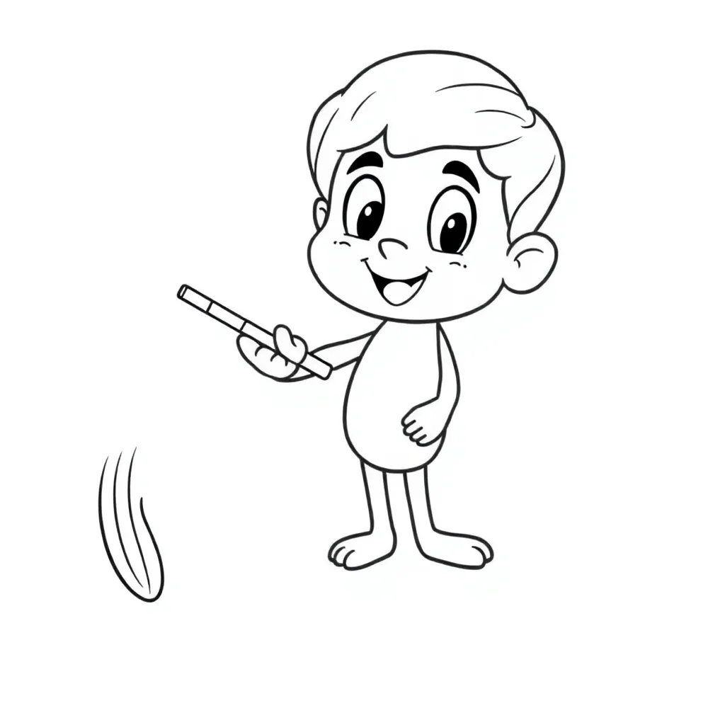 Plantilla para colorear para niños