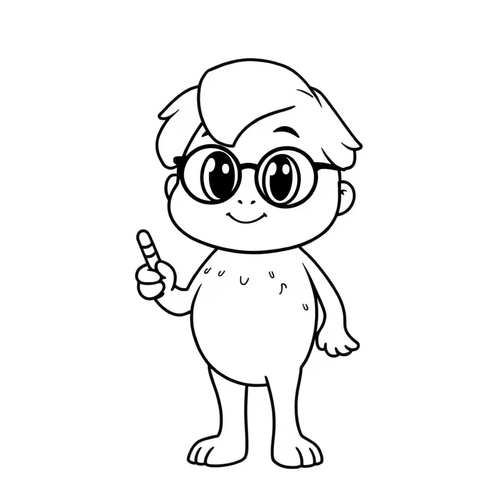 Plantilla para colorear para niños