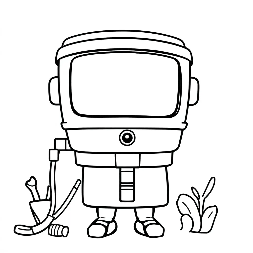 Plantilla para colorear para niños