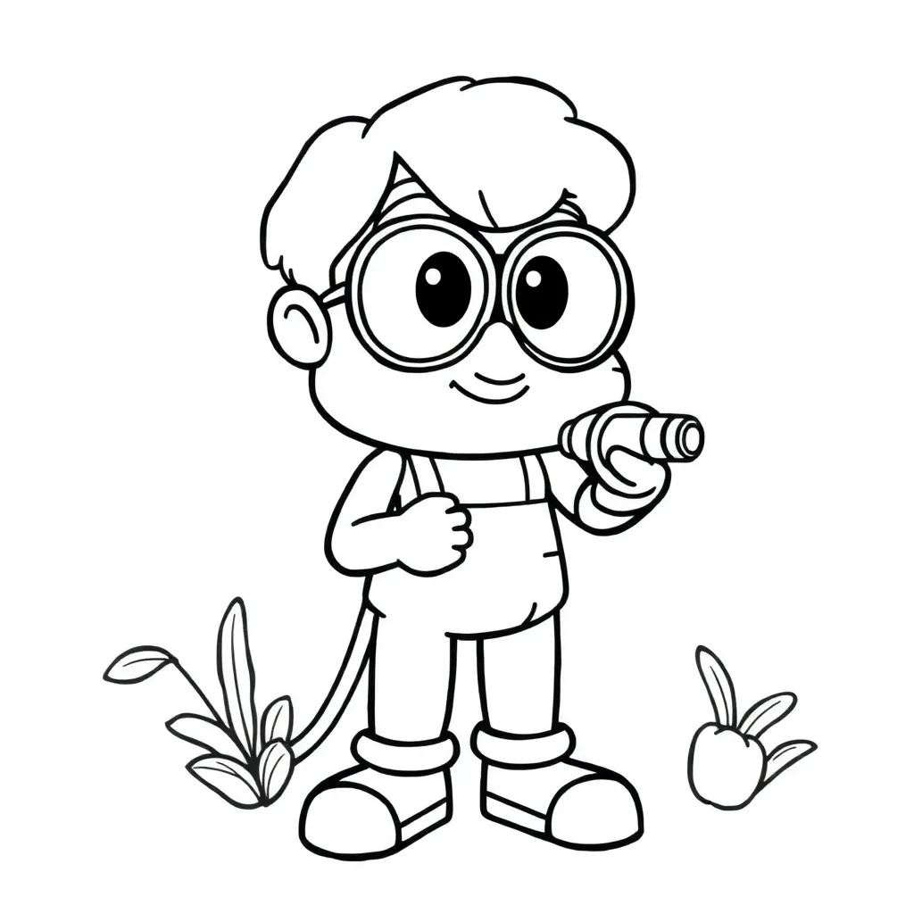 Plantilla para colorear para niños