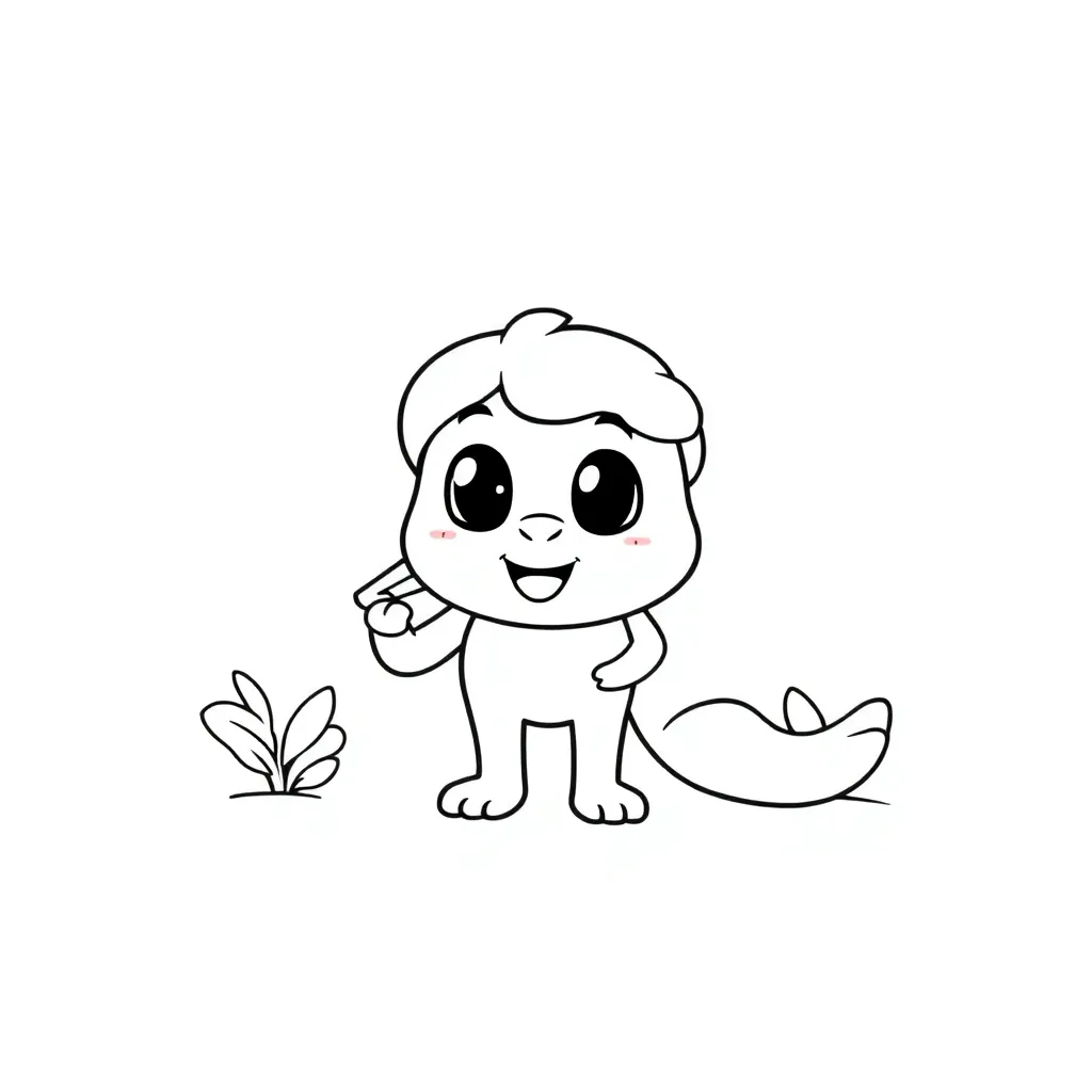 Plantilla para colorear para niños