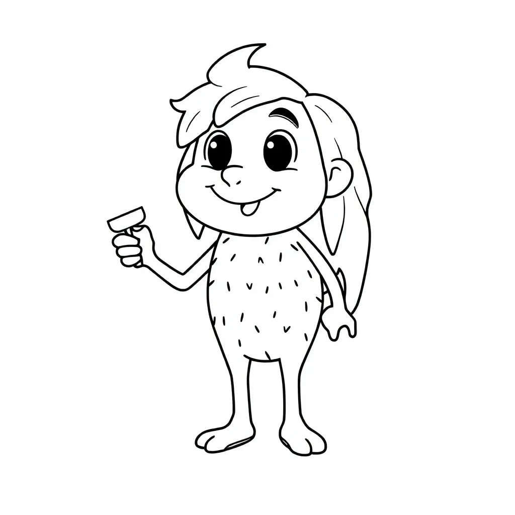 Plantilla para colorear para niños