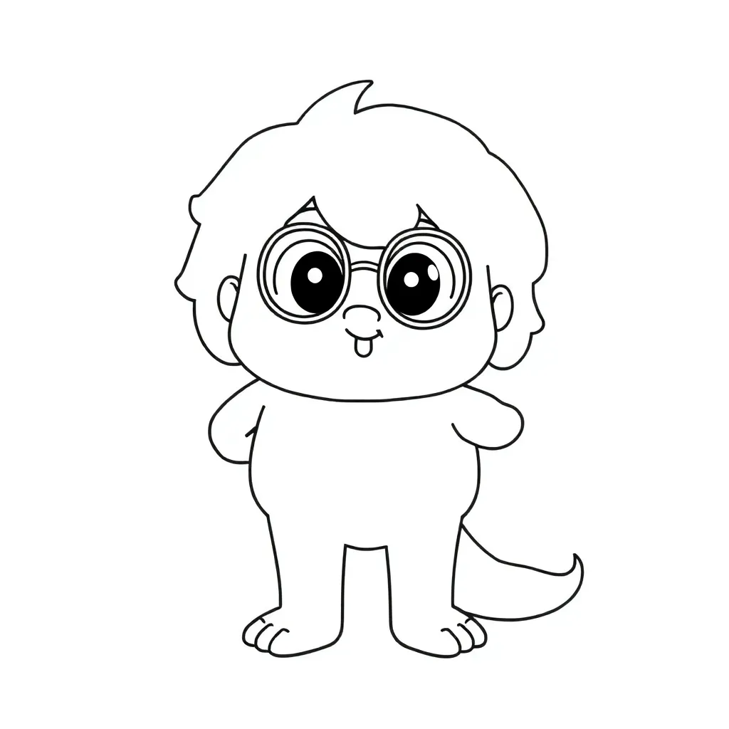 Plantilla para colorear para niños