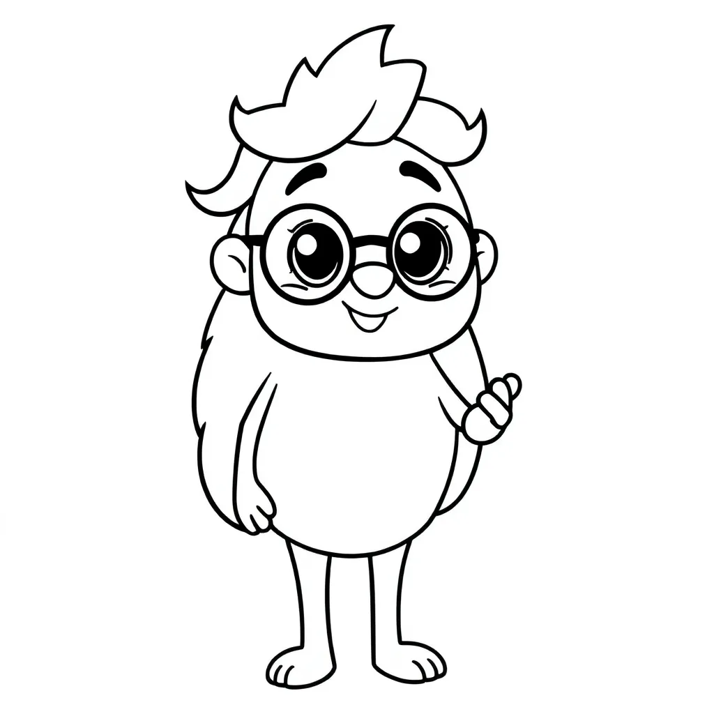 Plantilla para colorear para niños