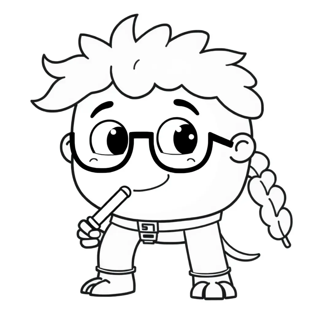 Plantilla para colorear para niños