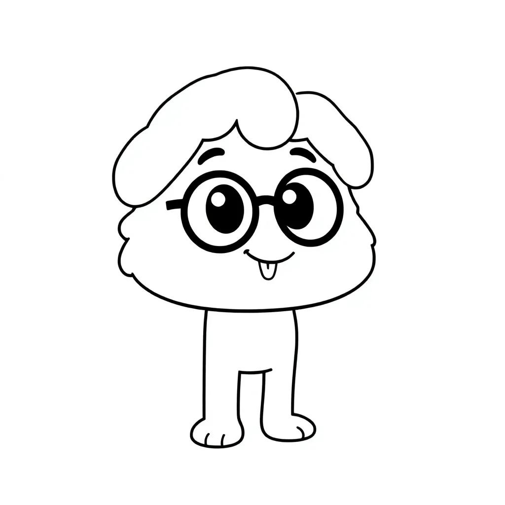 Plantilla para colorear para niños