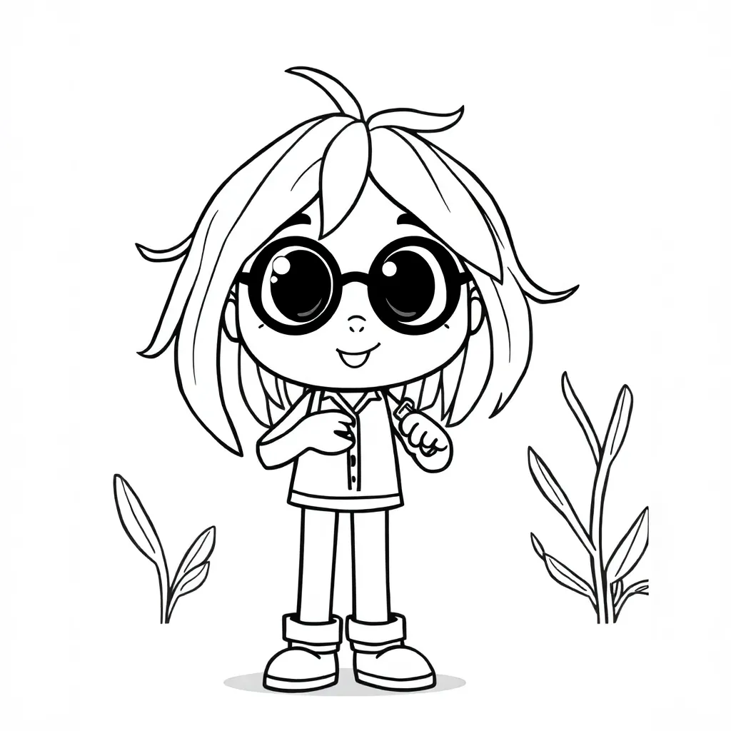 Plantilla para colorear para niños