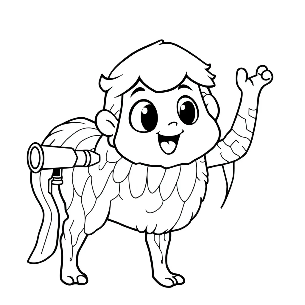 Plantilla para colorear para niños