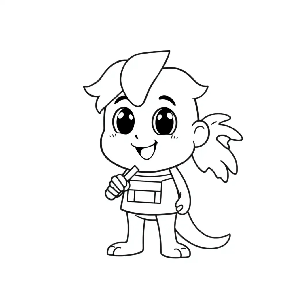 Plantilla para colorear para niños