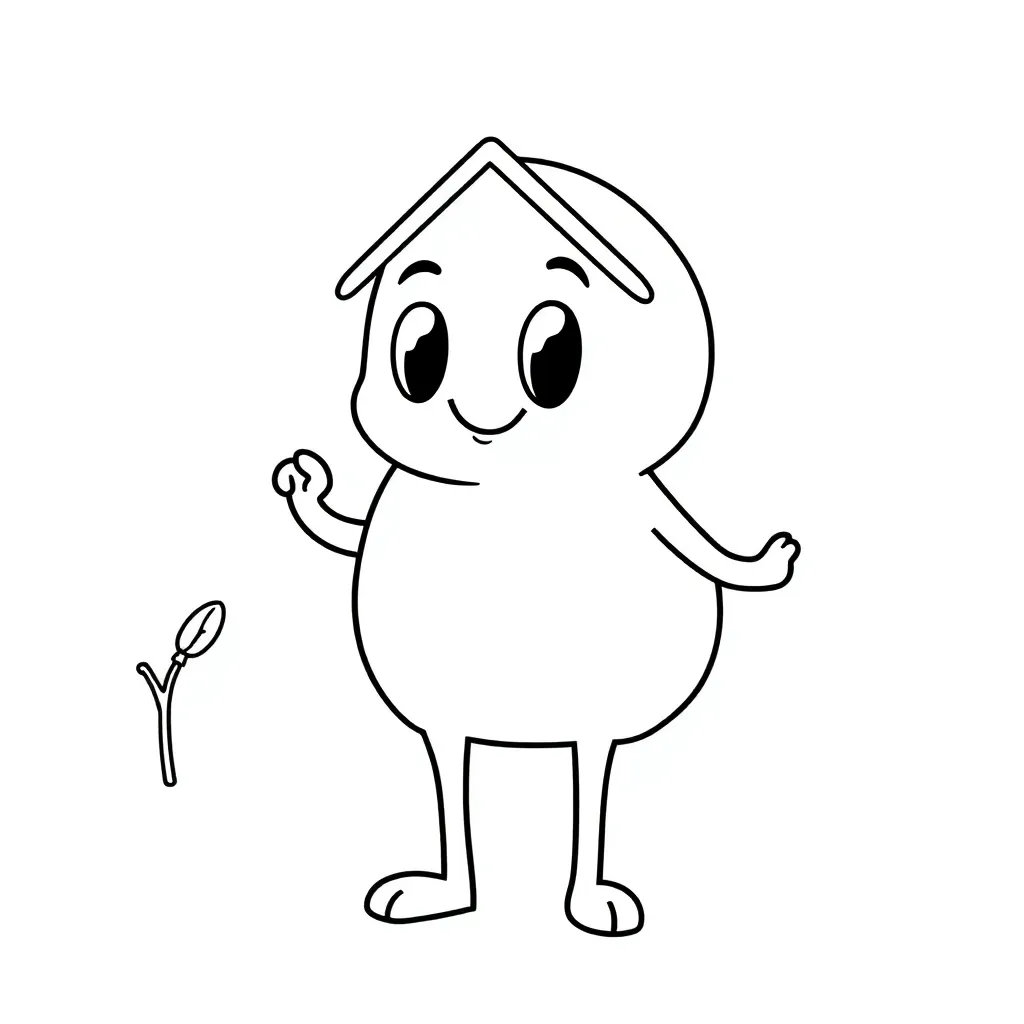 Plantilla para colorear para niños