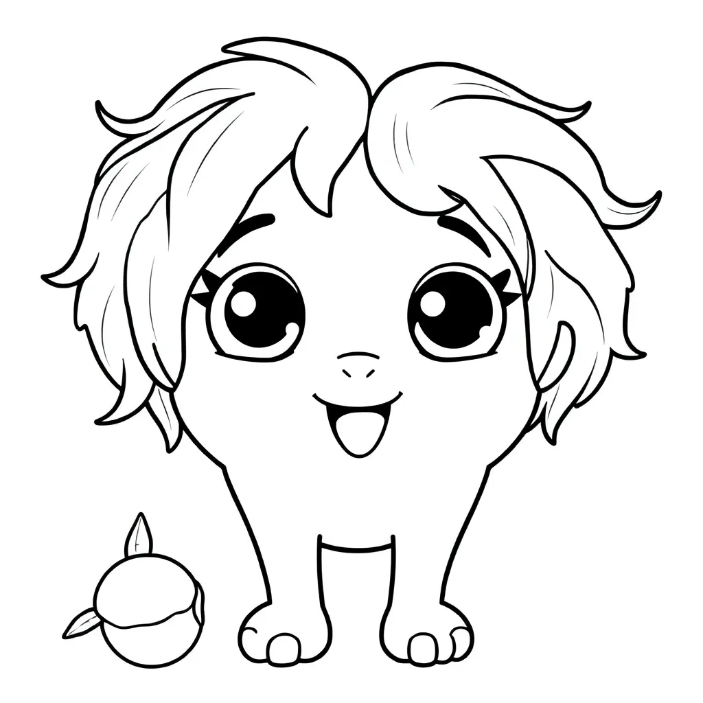 Plantilla para colorear para niños