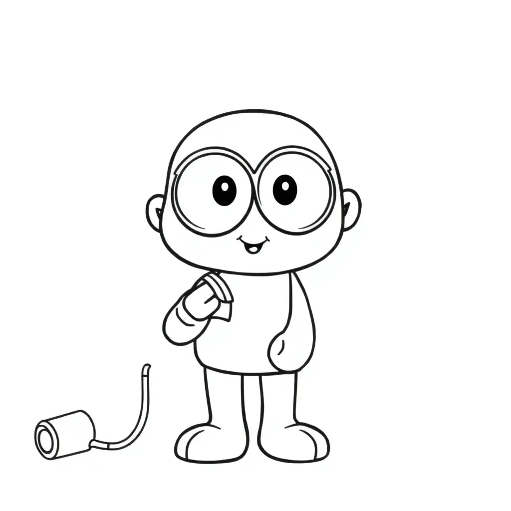 Plantilla para colorear para niños