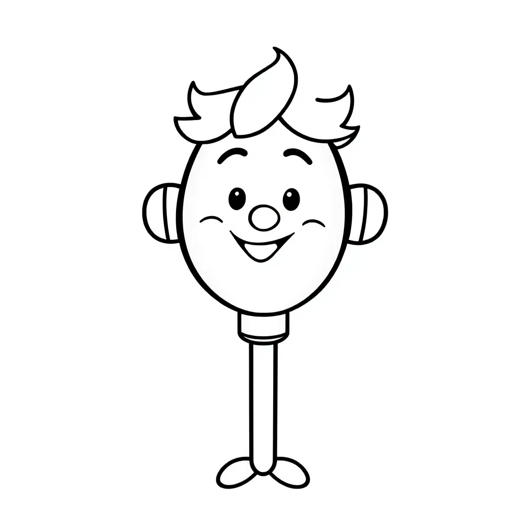 Plantilla para colorear para niños