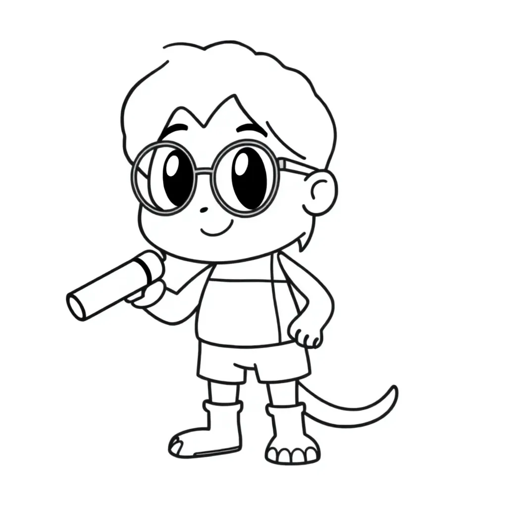 Plantilla para colorear para niños