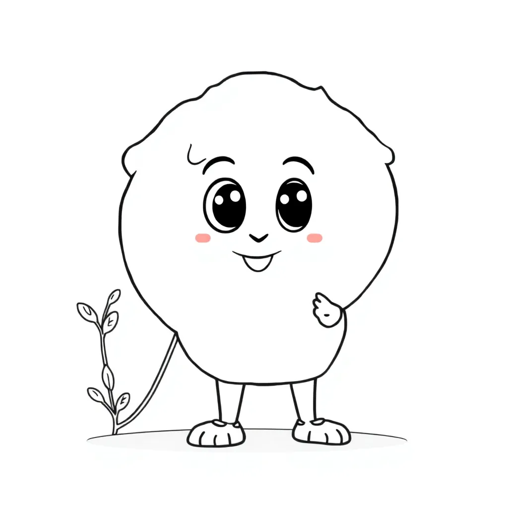 Plantilla para colorear para niños