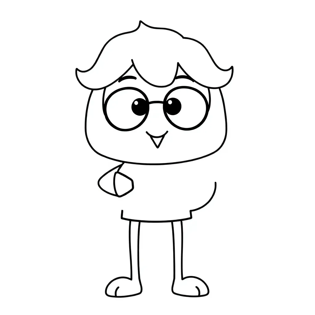 Plantilla para colorear para niños