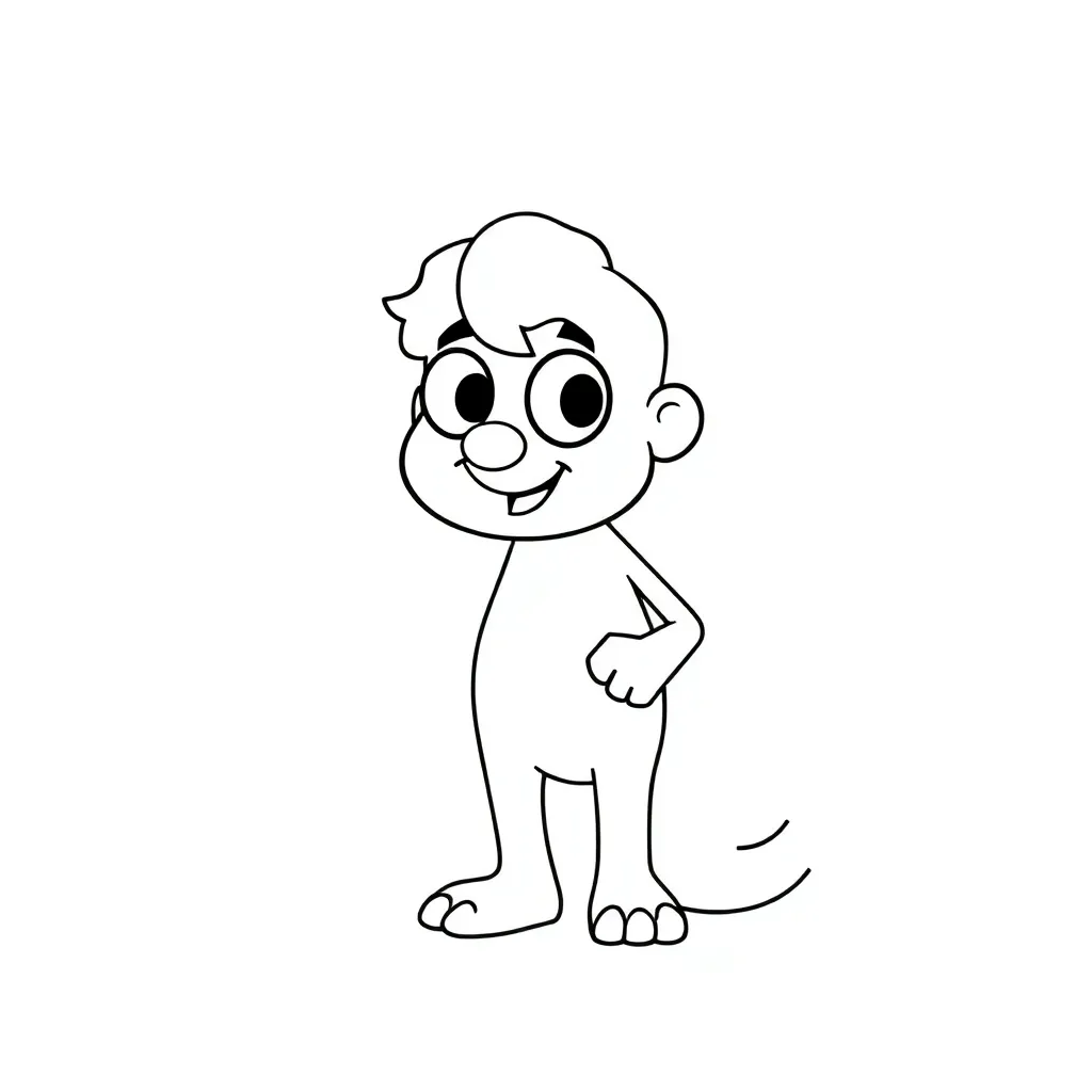 Plantilla para colorear para niños