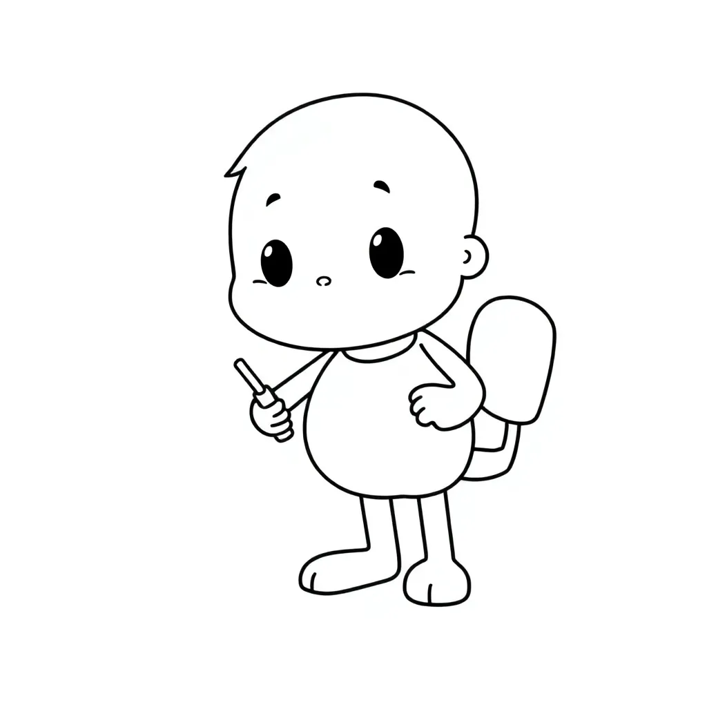 Plantilla para colorear para niños