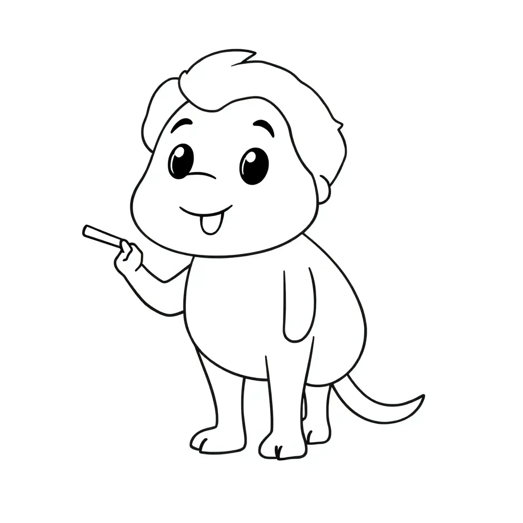 Plantilla para colorear para niños