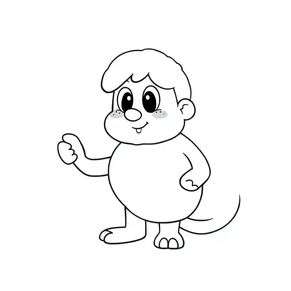 Plantilla para colorear para niños