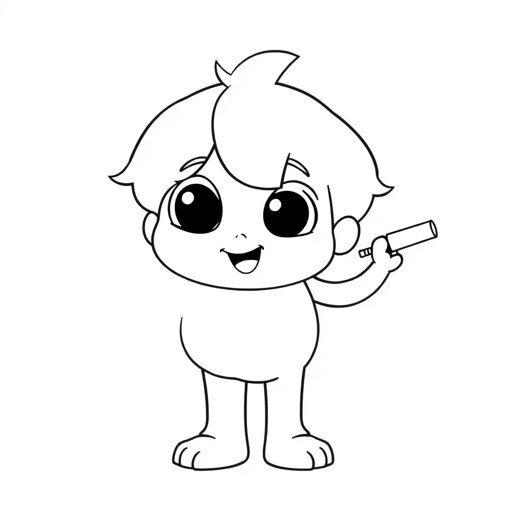 Plantilla para colorear para niños