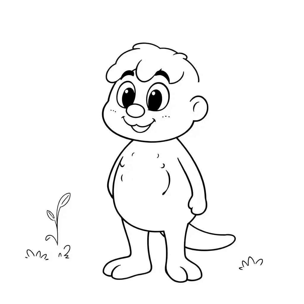 Plantilla para colorear para niños