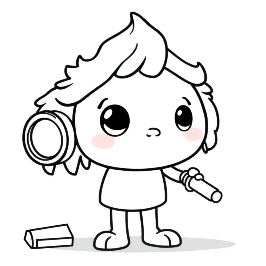 Plantilla para colorear para niños