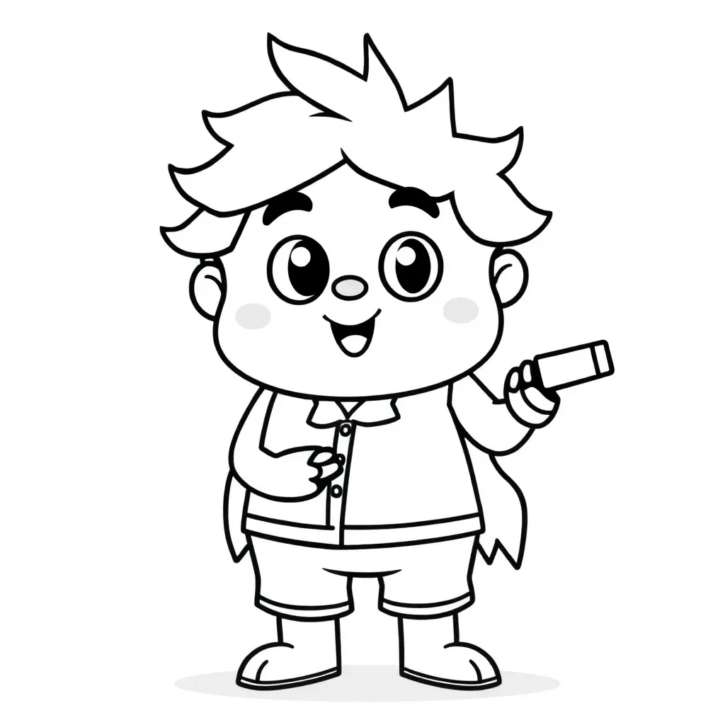 Plantilla para colorear para niños