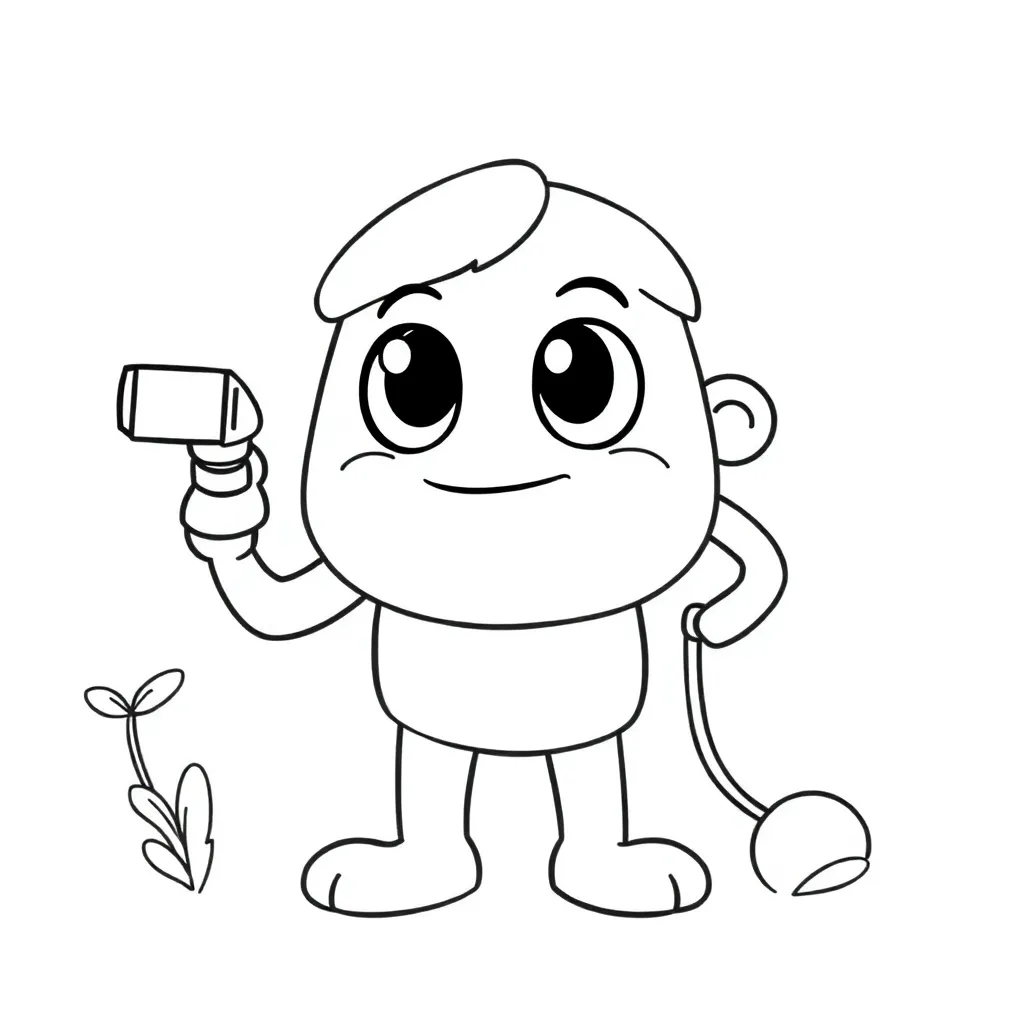 Plantilla para colorear para niños