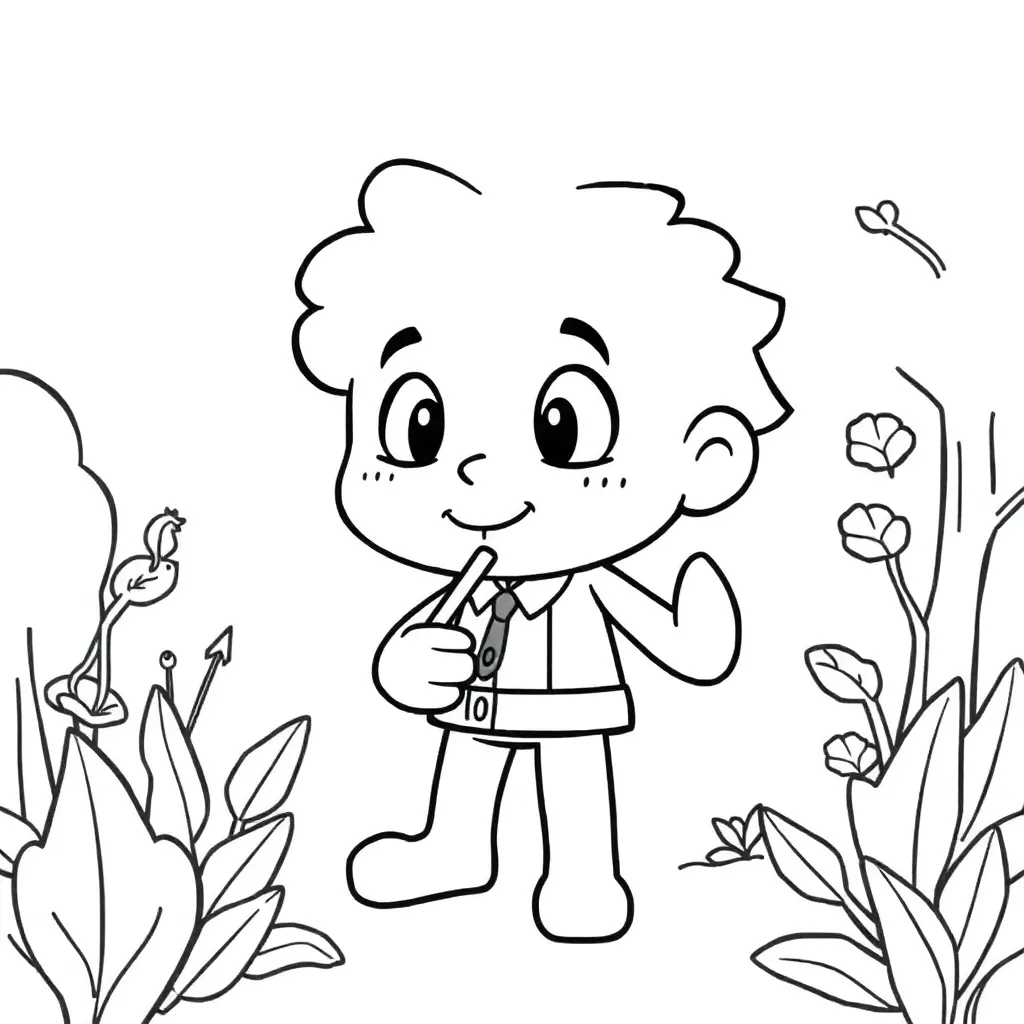 Plantilla para colorear para niños