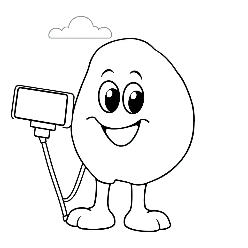 Plantilla para colorear para niños