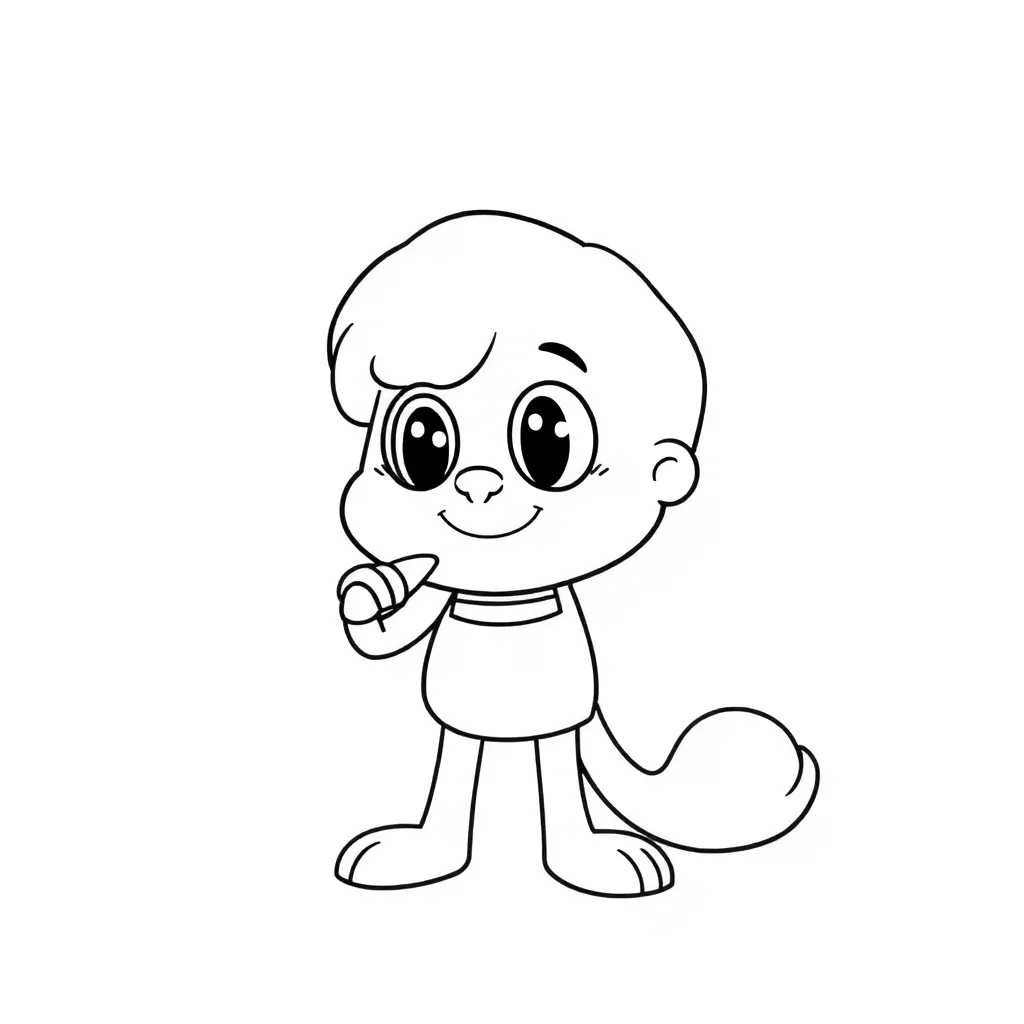 Feuille de coloriage pour enfants