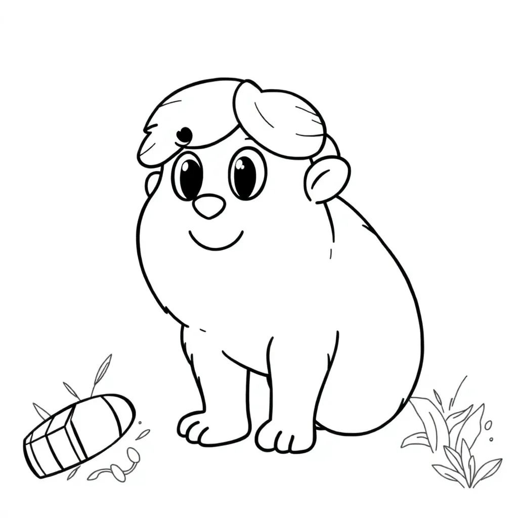 Feuille de coloriage pour enfants