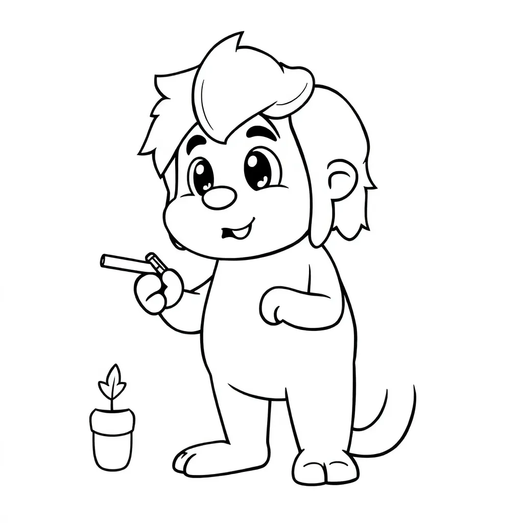 Feuille de coloriage pour enfants