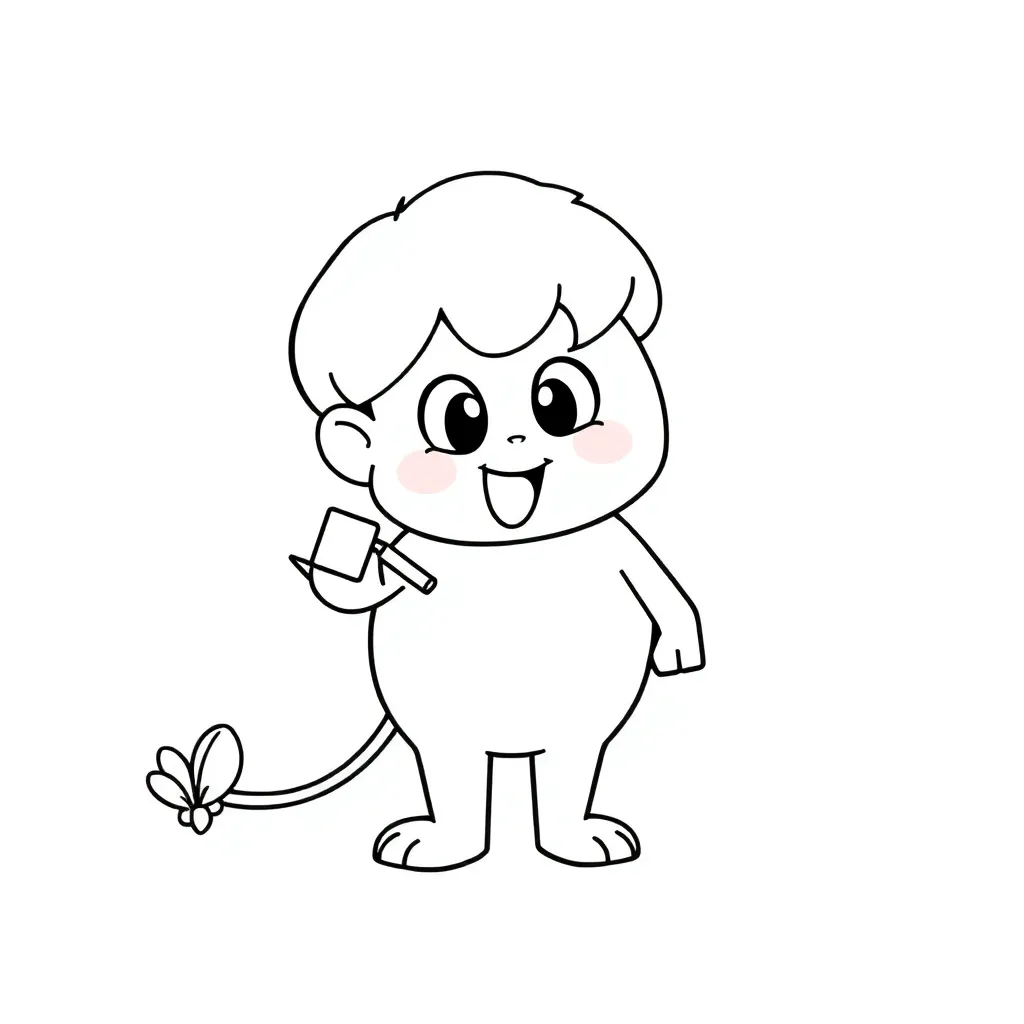 Feuille de coloriage pour enfants