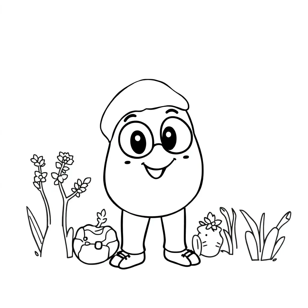 Feuille de coloriage pour enfants