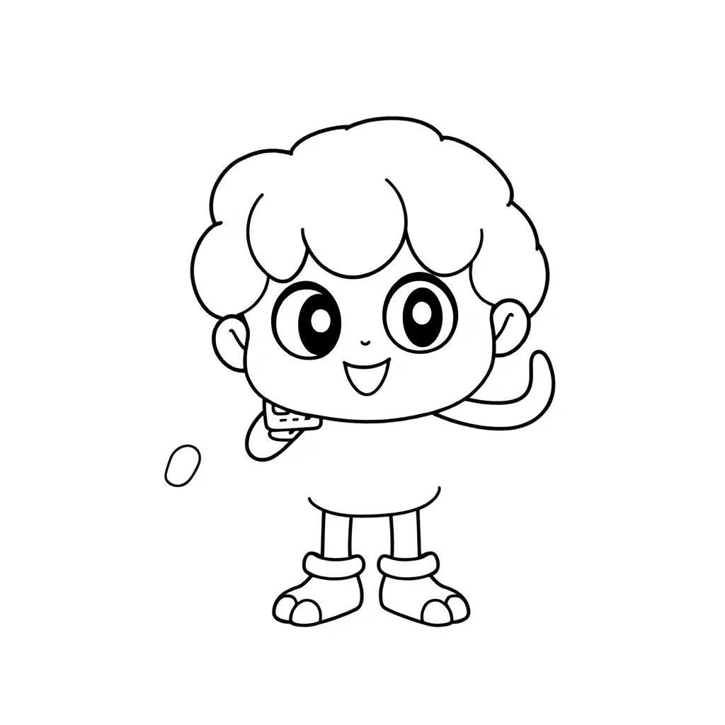 Feuille de coloriage pour enfants